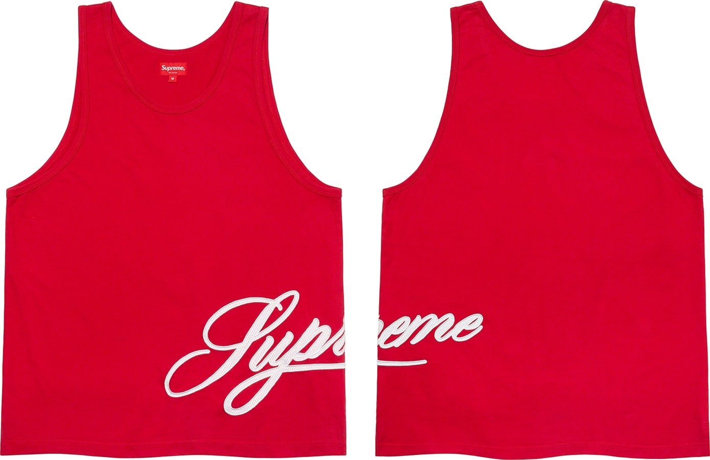 Mesh Script Tank Top view 10